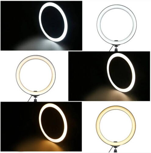 Кольцевая светодиодная лампа для блогера / селфи / фотографа / визажиста LED RING D 26 см (Ring26В) фото в интернет магазине WiseSmart.com.ua