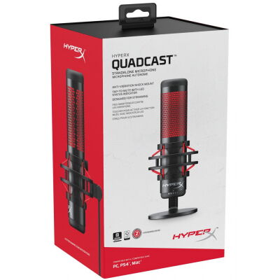 Микрофон HyperX Quadcast (4P5P6AA) фото в интернет магазине WiseSmart.com.ua