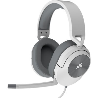 Наушники Corsair HS55 Stereo Headset White (CA-9011261-EU) фото в интернет магазине WiseSmart.com.ua