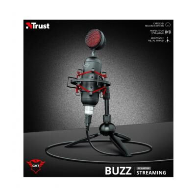 Микрофон Trust GXT 244 Buzz USB Streaming Microphone Black (23466) фото в интернет магазине WiseSmart.com.ua