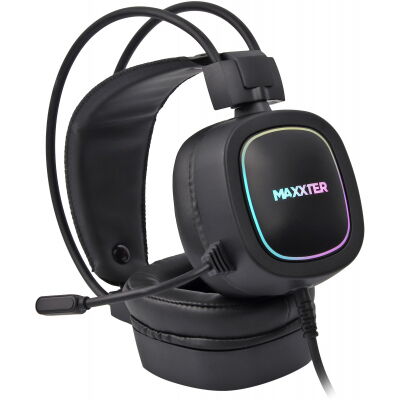 Наушники Maxxter Ghost Helmet Black фото в интернет магазине WiseSmart.com.ua