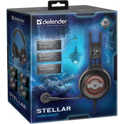 Наушники Defender Stellar Black (64520) фото в интернет магазине WiseSmart.com.ua