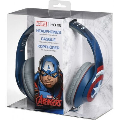 Наушники Ekids MARVEL, Captain America, Mic (VI-M40CA.11XV7) фото в интернет магазине WiseSmart.com.ua