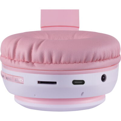 Наушники Defender FreeMotion B585 Bluetooth LED Pink (63585) фото в интернет магазине WiseSmart.com.ua