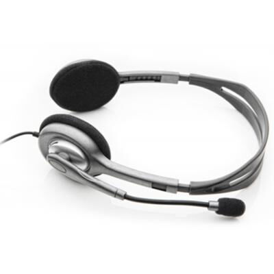 Наушники Logitech H111 Stereo Headset with 1*4pin jack (981-000593) фото в интернет магазине WiseSmart.com.ua