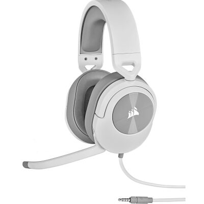 Наушники Corsair HS55 Surround Headset White (CA-9011266-EU) фото в интернет магазине WiseSmart.com.ua