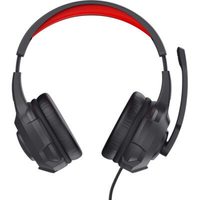 Наушники Trust Gaming Headset Black/Red (24785) фото в интернет магазине WiseSmart.com.ua