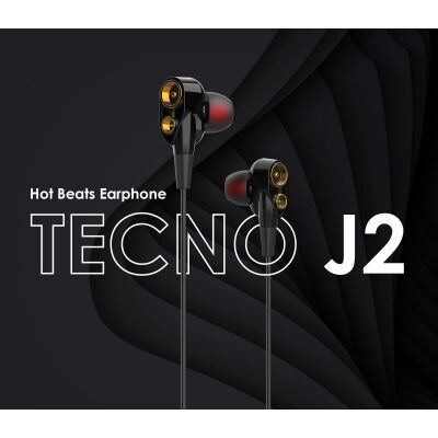 Наушники Tecno Hot beats J2 (4895180748967) фото в интернет магазине WiseSmart.com.ua