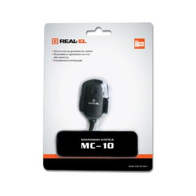 Микрофон REAL-EL MC-10 фото в интернет магазине WiseSmart.com.ua