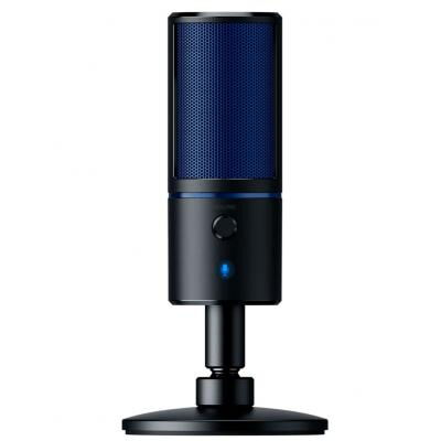 Микрофон Razer Seiren X PS4 Black/Blue (RZ19-02290200-R3G1) фото в интернет магазине WiseSmart.com.ua