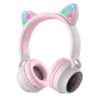Наушники беспроводные Hoco Cheerful Cat ear W27 Bluetooth