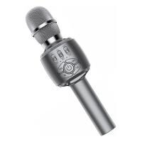 Беспроводной микрофон-колонка для караоке Joyroom external JR-MC2 Soul sound (Серый)