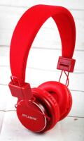 Беспроводные Bluetooth наушники Atlanfa AT-7611 Red c MP3 плеер, FM радио приемником и микрофоном