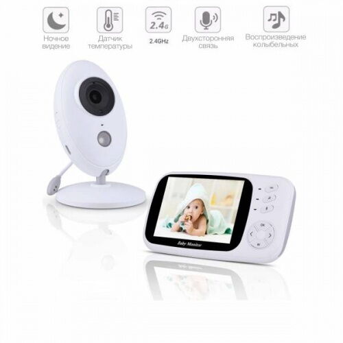 Видеоняня с дистанционным монитором Baby Monitor XF-808 фото в интернет магазине WiseSmart.com.ua