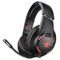 Беспроводные геймерские наушники + аудио кабель Plextone G5 Bluetooth 5.0 120 см Black-Orange