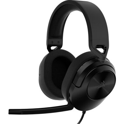 Наушники Corsair HS55 Stereo Headset Carbon (CA-9011260-EU) фото в интернет магазине WiseSmart.com.ua