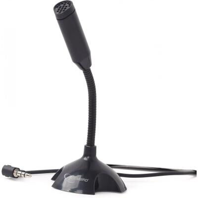 Микрофон Gembird MIC-D-02 Black (MIC-D-02) фото в интернет магазине WiseSmart.com.ua