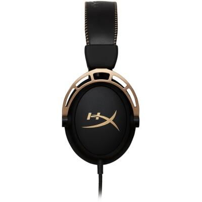 Наушники HyperX Cloud Alpha Gold Limited Edition (HX-HSCA-GD/NAP) фото в интернет магазине WiseSmart.com.ua