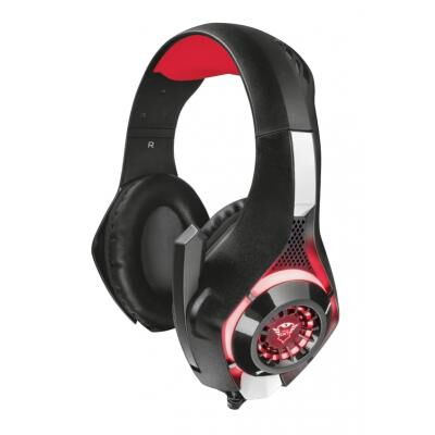 Наушники Trust GXT 313 Nero Illuminated 3.5mm BLACK (21601) фото в интернет магазине WiseSmart.com.ua