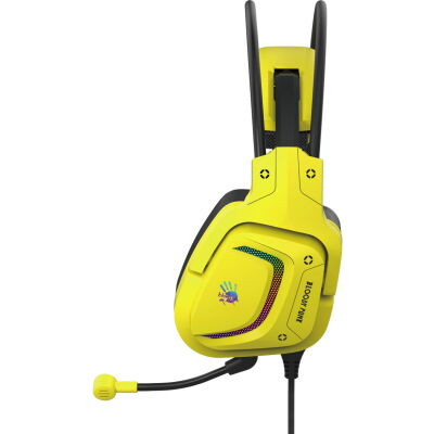 Наушники A4Tech Bloody G575 Punk Yellow фото в интернет магазине WiseSmart.com.ua