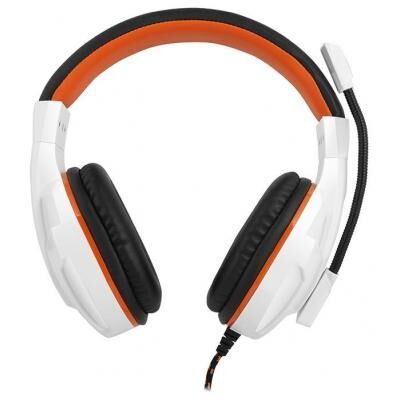 Наушники Gemix N20 White-Black-Orange Gaming фото в интернет магазине WiseSmart.com.ua