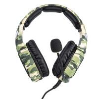 Наушники Проводные с микрофоном ONIKUMA K8 1+2/3.5мм + USB Camouflage Green