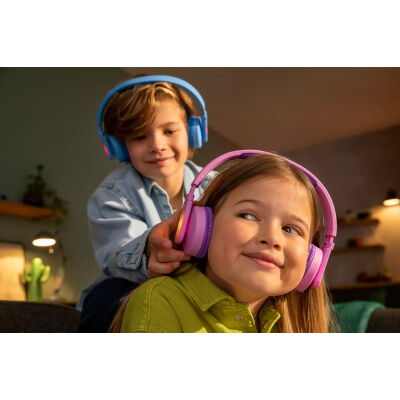Наушники Philips Kids TAK4206 On-ear Colored light panels Wireless Blue (TAK4206BL/00) фото в интернет магазине WiseSmart.com.ua