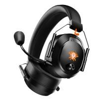 Беспроводная игровая гарнитура игровые беспроводные наушники с микрофоном Plextone G7 Bluetooth 5.1 Black-Orange