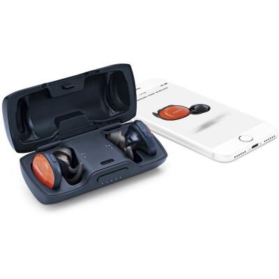 Наушники Bose SoundSport Free Wireless Headphones Orange/Blue (774373-0030) фото в интернет магазине WiseSmart.com.ua