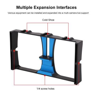 Набор блогера Puluz 4in1 (ring light, mount, phone holder, microphone) (PKT3025L) фото в интернет магазине WiseSmart.com.ua