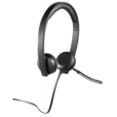 Наушники Logitech H650e Dual USB Wired Headset (981-000519) фото в интернет магазине WiseSmart.com.ua