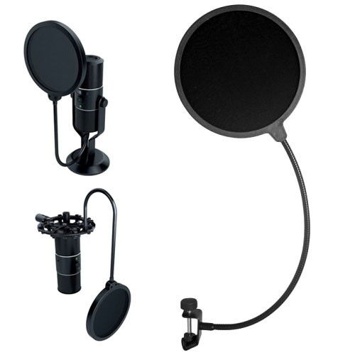 Поп-фильтр для микрофона, звукозаписи 155 мм фото в интернет магазине WiseSmart.com.ua
