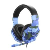 Проводная гарнитура наушники с микрофоном для геймеров SOYTO SY830MV Camouflage Blue