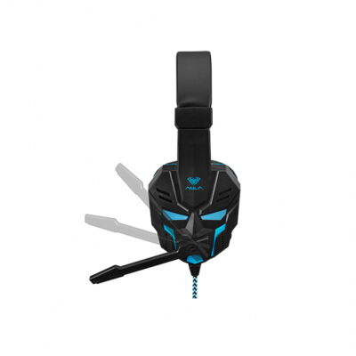 Наушники Aula Prime Basic Gaming Headset Black-Blue (6948391232768) фото в интернет магазине WiseSmart.com.ua