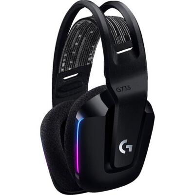 Наушники Logitech G733 Lightspeed Wireless RGB Gaming Headset Black (981-000864) фото в интернет магазине WiseSmart.com.ua
