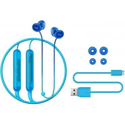 Наушники TCL SOCL300BT Bluetooth Ocean Blue (SOCL300BTBL-EU) фото в интернет магазине WiseSmart.com.ua