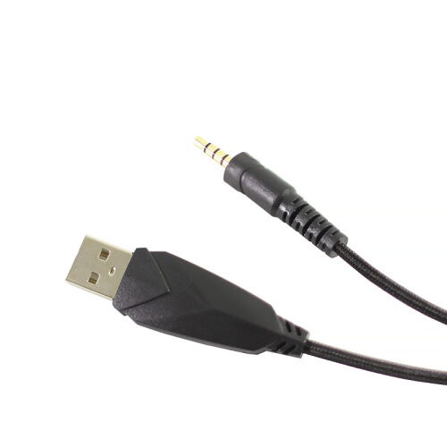 Проводные наушники с микрофоном ONIKUMA K18 1+2/3.5мм + USB Black + Blue фото в интернет магазине WiseSmart.com.ua