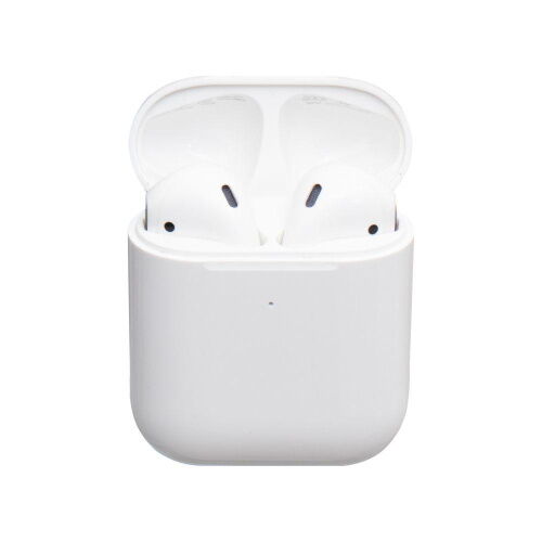 Беспроводная гарнитура Apple Airpods 2 High Copy Bluetooth стерео наушники Белые фото в интернет магазине WiseSmart.com.ua