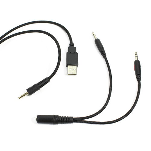 Проводная гарнитура-наушники ONIKUMA K20 Gun 1+2/3.5мм + USB для ПК с микрофоном фото в интернет магазине WiseSmart.com.ua