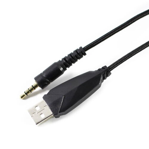 Проводные наушники с микрофоном Hunterspider V6 1+2/3.5мм + USB Black + Blue фото в интернет магазине WiseSmart.com.ua