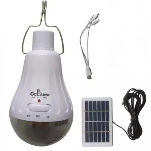 Лампа фонарь аккумуляторный CL-028Max + солнечная панель 8423 фото в интернет магазине WiseSmart.com.ua