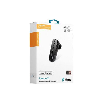 Bluetooth-гарнитура Ttec Freestyle Black (2KM0096) фото в интернет магазине WiseSmart.com.ua