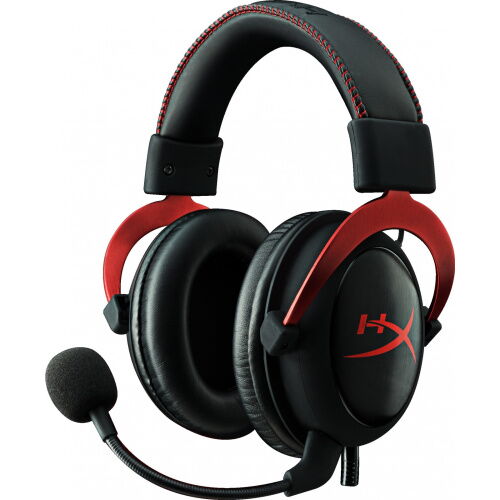 Наушники Kingston HyperX Cloud II Gaming Headset Red (KHX-HSCP-RD) фото в интернет магазине WiseSmart.com.ua