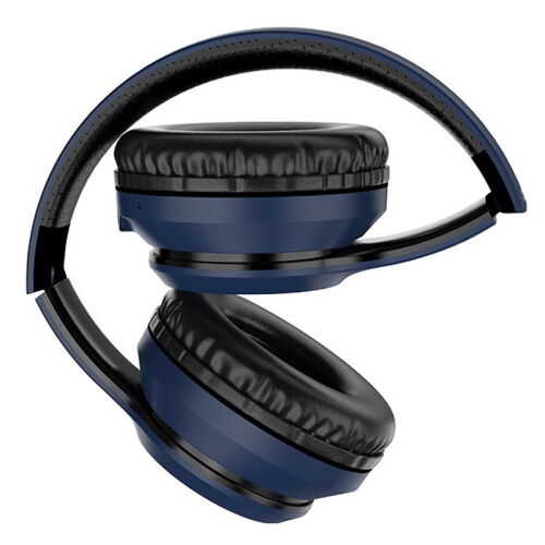 Bluetooth наушники Hoco W28 Синий 937415 фото в интернет магазине WiseSmart.com.ua