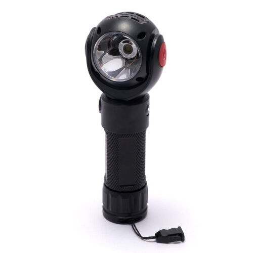 Светодиодный фонарик с вращающейся головкой на 360 градусов Led аккумуляторный с магнитом фото в интернет магазине WiseSmart.com.ua