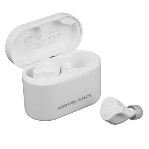 Беспроводные Bluetooth наушники KZ S2 с сенсорным управлением (Белый) фото в интернет магазине WiseSmart.com.ua