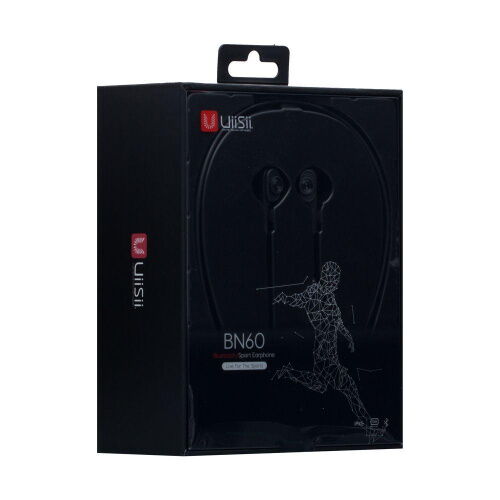 Беспроводная гарнитура UiiSii BN60 Bluetooth стерео наушники Чёрные фото в интернет магазине WiseSmart.com.ua