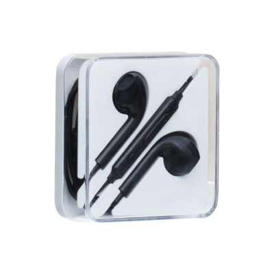 Дротові навушники вкладиші з мікрофоном Hoco 3.5 mm M55 1.2 m Black фото в интернет магазине WiseSmart.com.ua