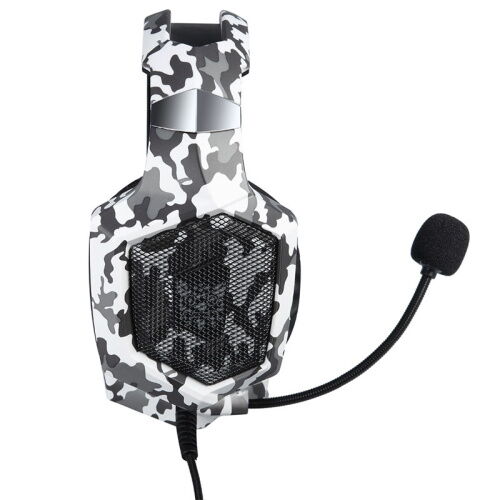 Проводные наушники с микрофоном ONIKUMA K8 1+2/3.5мм + USB Camouflage Grey фото в интернет магазине WiseSmart.com.ua