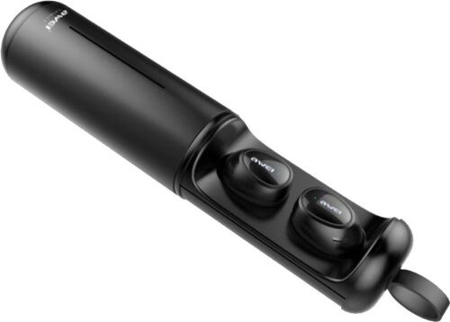 Беспроводные наушники Awei T5 Bluetooth с зарядным боксом Black (np2_00242) фото в интернет магазине WiseSmart.com.ua